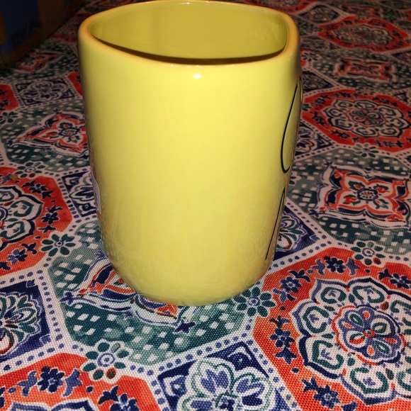 New Rae Dunn Yellow Crack Me Up Mug - Picture 3 of 5
